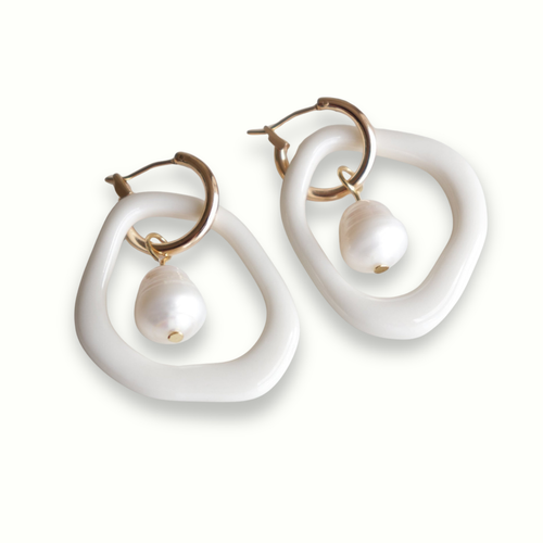 ARP Pärl & Porslinringar – 18k Guld